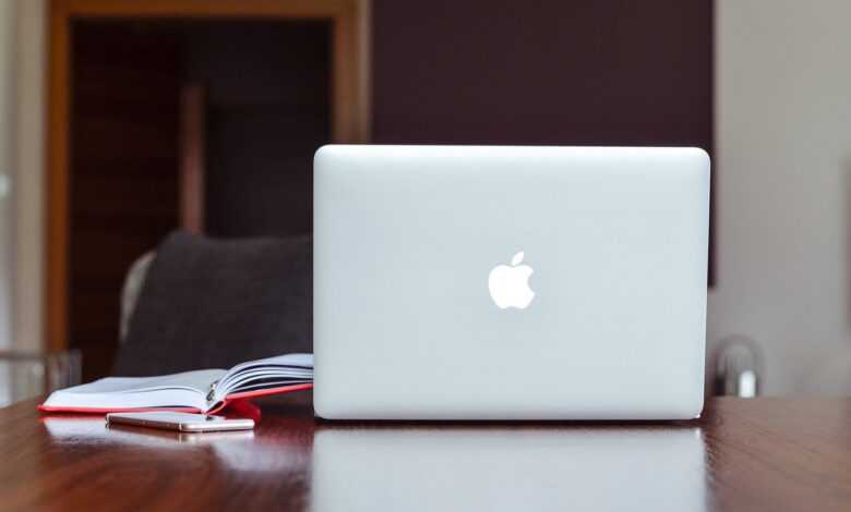 apple, macbook, notebook