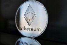 a close up of a coin on a table