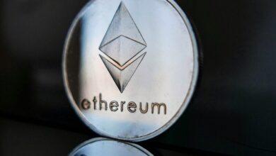 a close up of a coin on a table