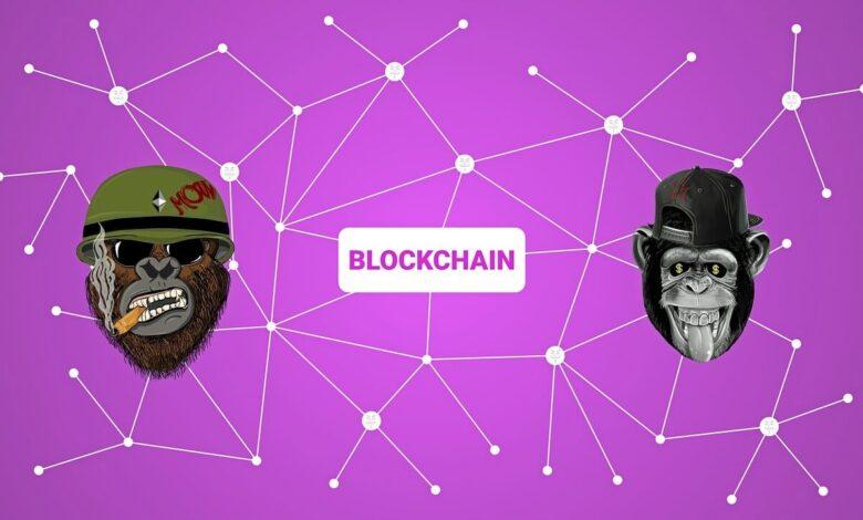 blockchain, crypto, ape, nft, non fungible token, non-fungible token, cryptocurrency, virtual, network, digital, concept