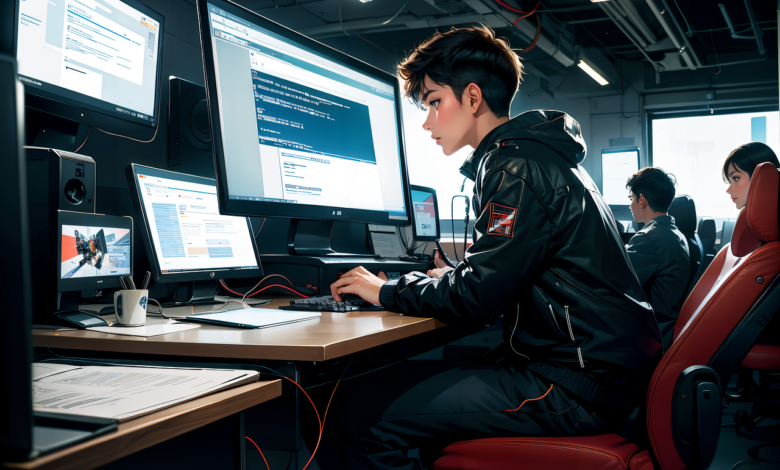 ai generated, technology, computer