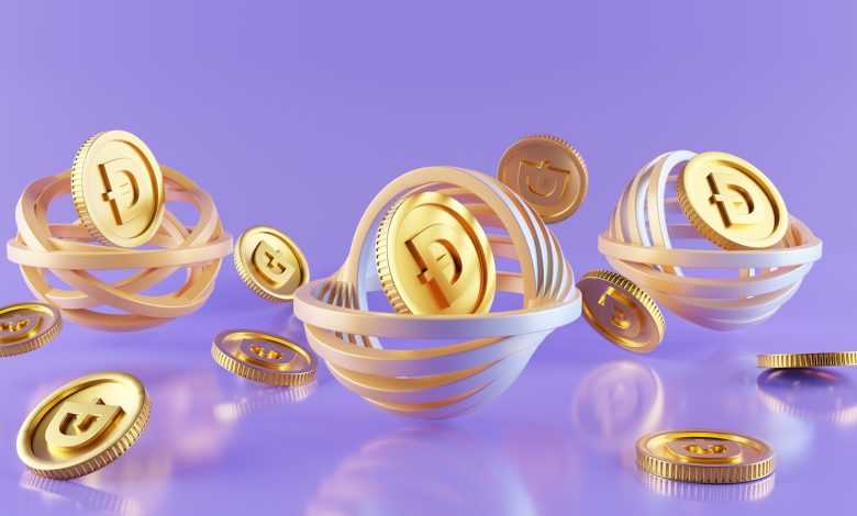 a group of gold coins